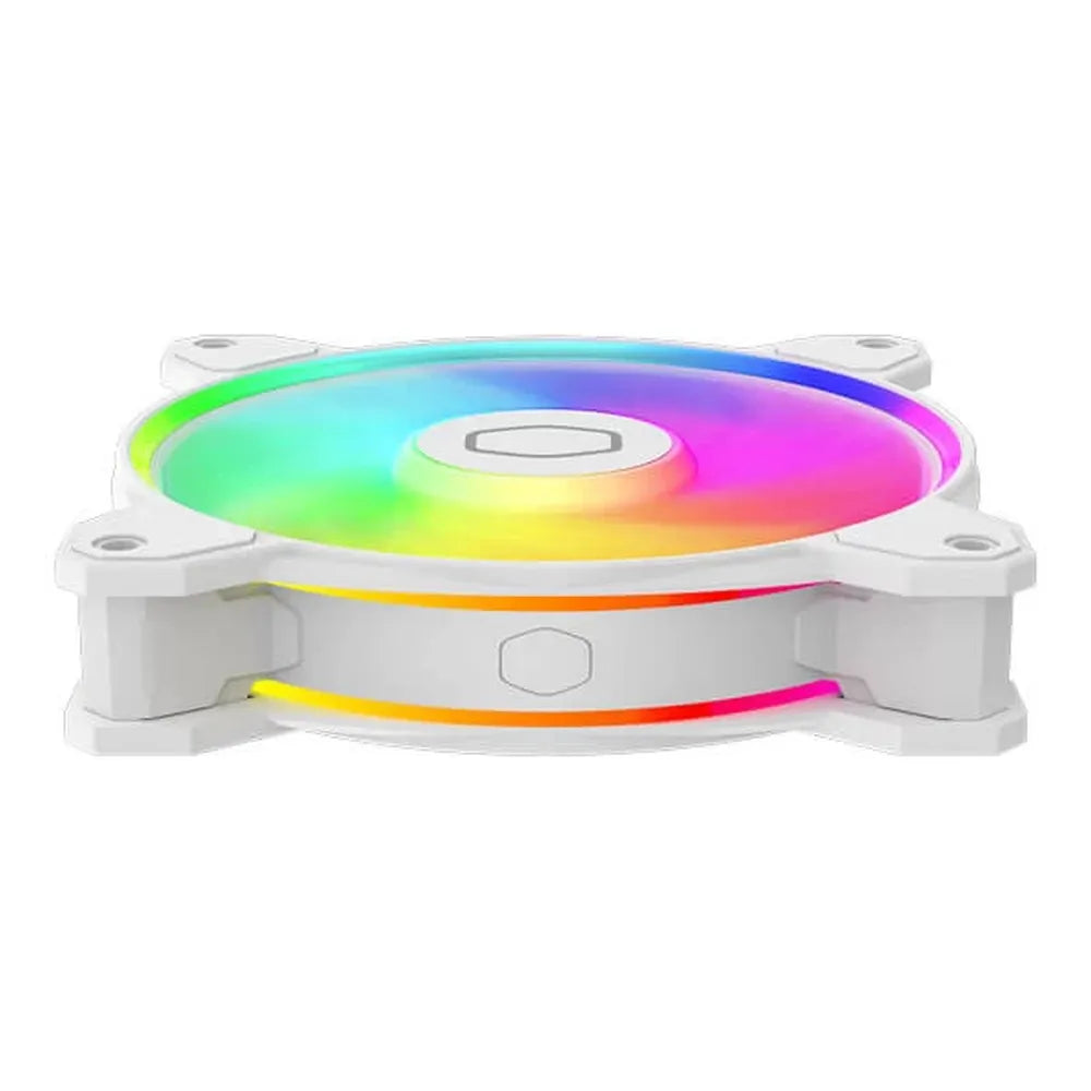 COOLER MASTER MasterFan MF120 Halo 2 ARGB White PWM Cabinet Fan ( Single Pack ) - 3