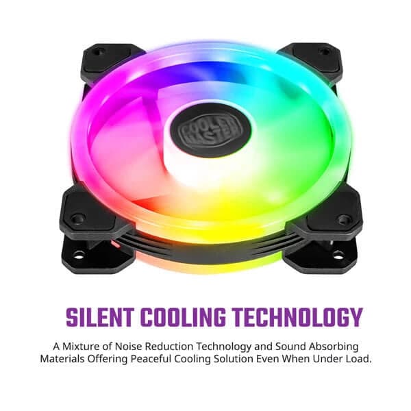 COOLER MASTER MasterFan MF120 S3 ARGB Case Fan (Single Pack) - 6