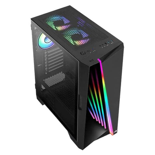AEROCOOL Mirage ARGB ATX Mid Tower Cabinet (Black) – TechCure India