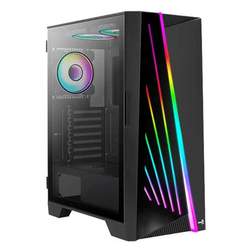 AEROCOOL Mirage ARGB ATX Mid Tower Cabinet (Black) – TechCure India