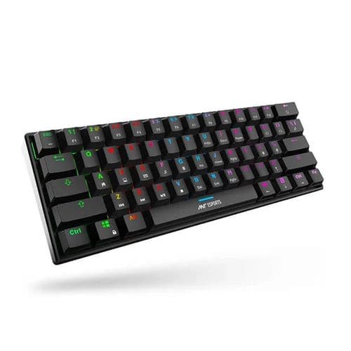 ANT ESPORTS MK1300 Mini 60% RGB Mechanical Wired Gaming Keyboard (Black) (Red Switch) (Linear Switch) (MK1300) – TechCure India