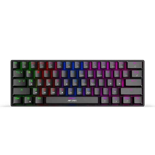 ANT ESPORTS MK1300 Mini 60% RGB Mechanical Wired Gaming Keyboard (Black) (Red Switch) (Linear Switch) (MK1300) – TechCure India
