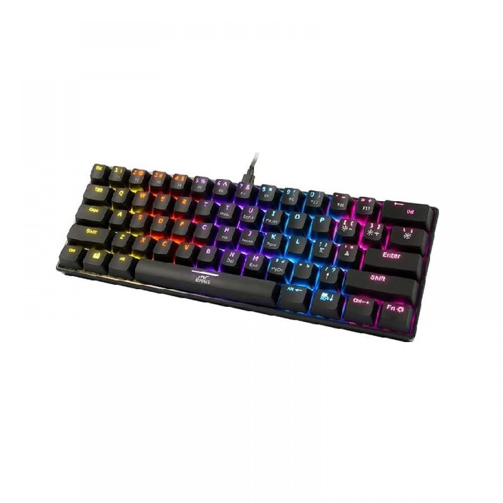 ANT ESPORTS MK1200 Mini 60% RGB Mechanical Wired Gaming Keyboard (Black) (Red Switch) (Linear Switch) (MK1200) - 2