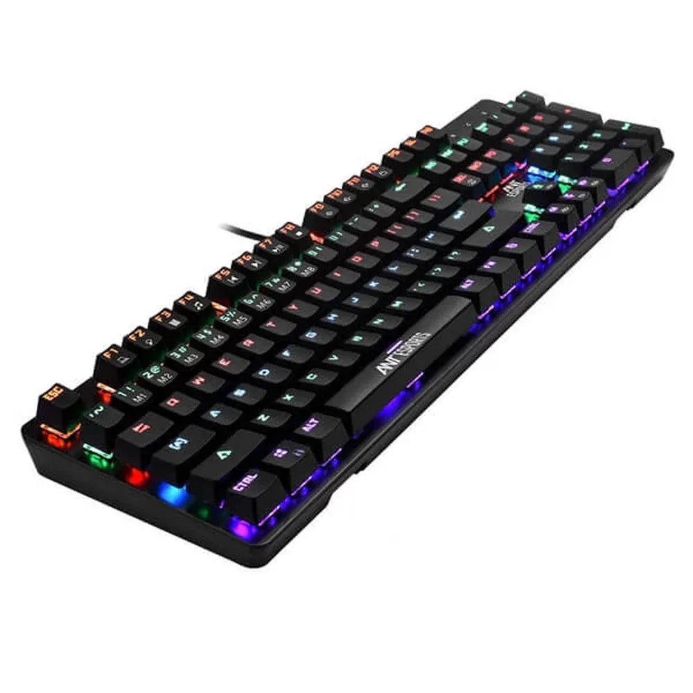 ANT ESPORTS MK3200 V2 Full Size Mechanical Wired Gaming Keyboard (Black) (RED Switch) (Linear Switch) - 2