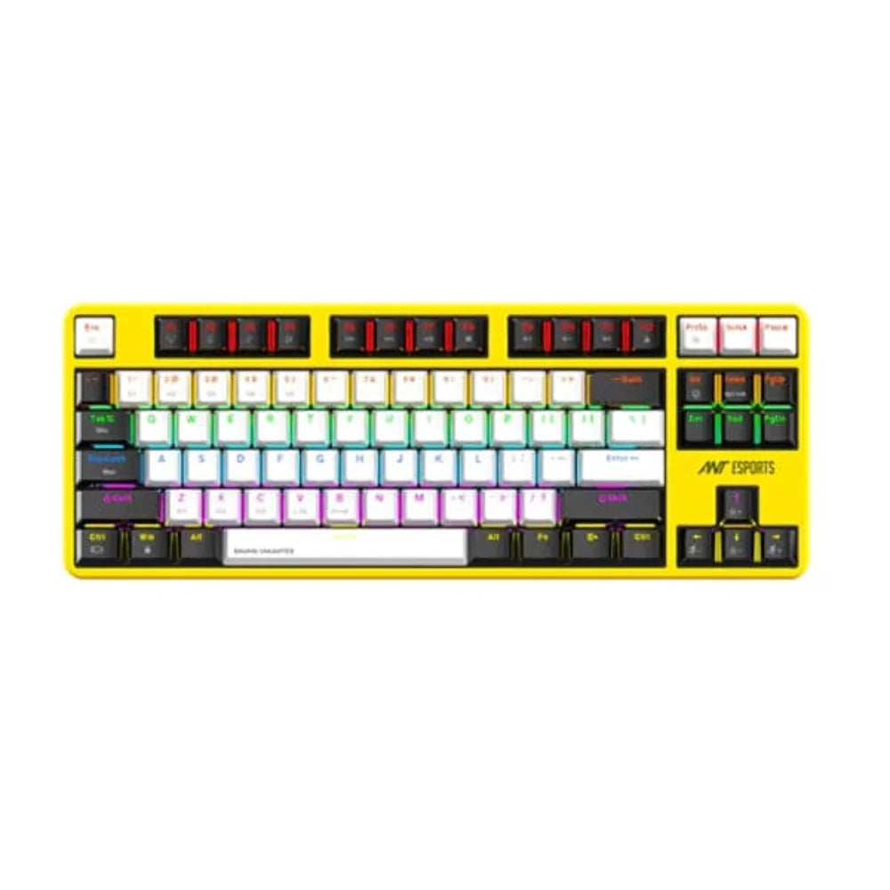 ANT ESPORTS MK 4500 Pro TKL Mechanical Wireless Gaming Keyboard (Black) (Red Switch) ( Linear Switch) (MK4500 PRO) - 2