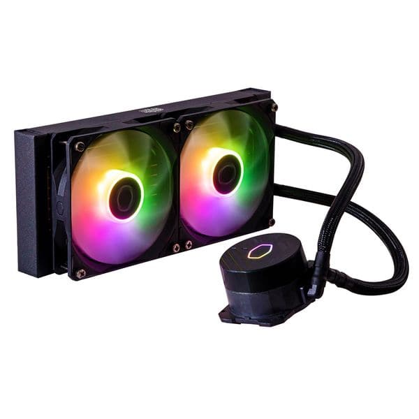 COOLER MASTER MasterLiquid 240L Core ARGB Liquid Cooler (Black) – TechCure India