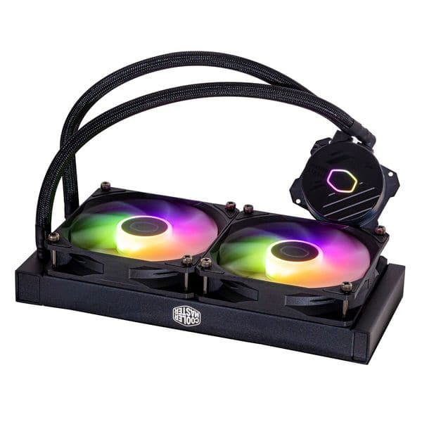COOLER MASTER MasterLiquid 240L Core ARGB Liquid Cooler (Black) – TechCure India
