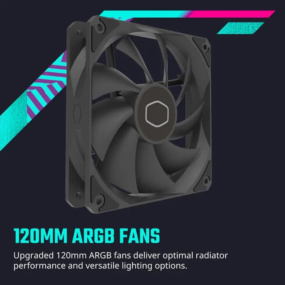COOLER MASTER MasterLiquid 240L Core 240mm CPU Liquid Cooler (Black) – TechCure India