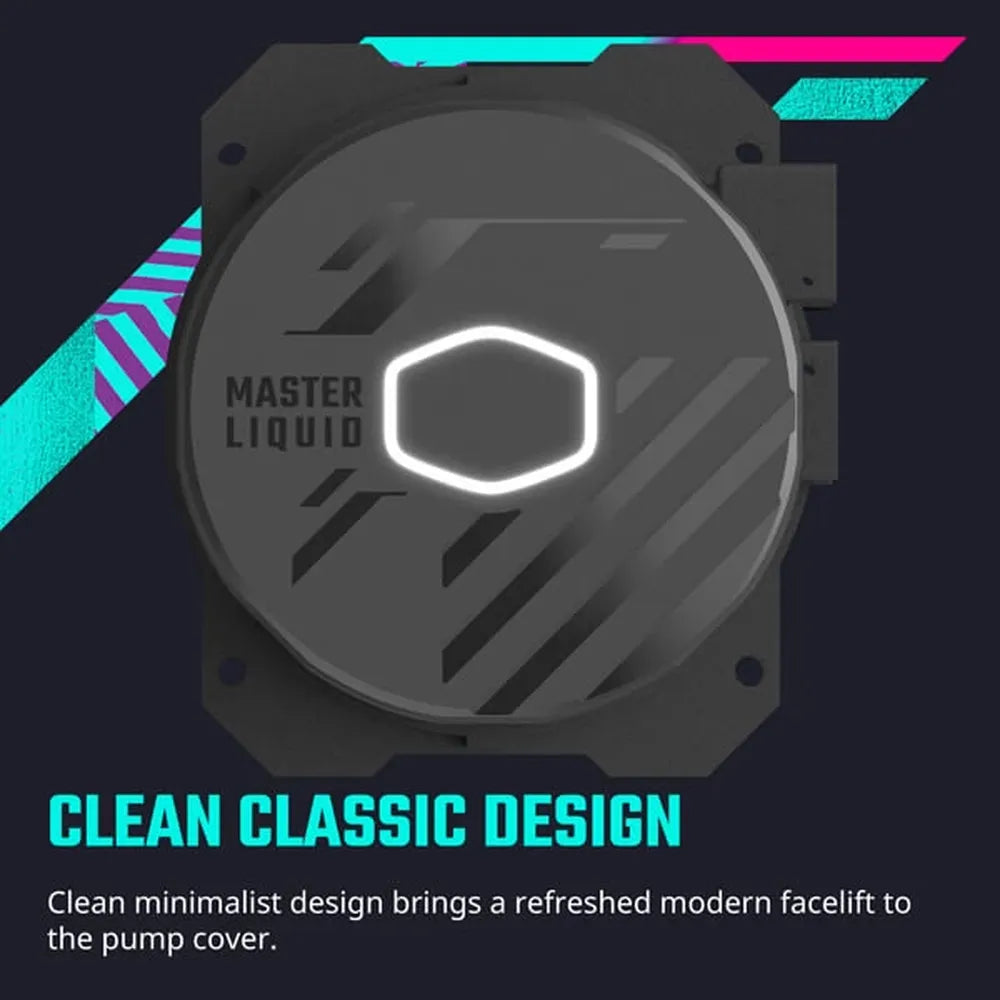 COOLER MASTER MasterLiquid 240L Core 240mm CPU Liquid Cooler (Black) – TechCure India