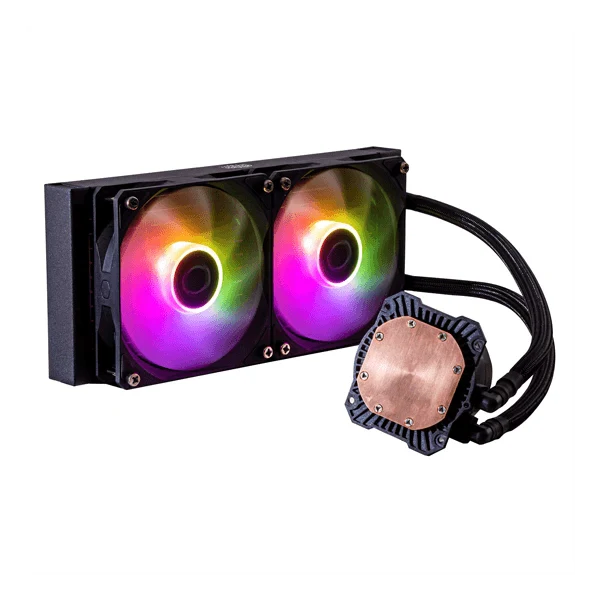 COOLER MASTER MasterLiquid 240L Core ARGB 240mm CPU Liquid Cooler (Black) - 2