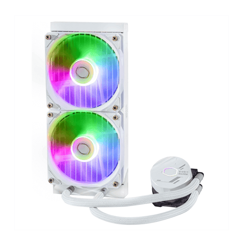 COOLER MASTER ML240 CORE 240MM ARGB AIO LIQUID COOLER WHITE – TechCure India
