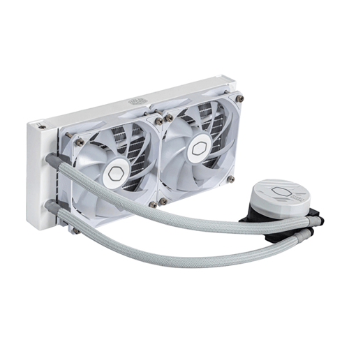 COOLER MASTER ML240 CORE 240MM ARGB AIO LIQUID COOLER WHITE – TechCure India