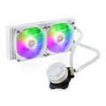 COOLER MASTER MasterLiquid 240L Core ARGB 240mm CPU Liquid Cooler (White)