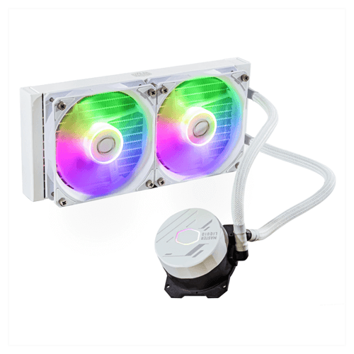 COOLER MASTER ML240 CORE 240MM ARGB AIO LIQUID COOLER WHITE – TechCure India