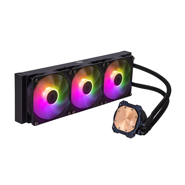 COOLER MASTER MasterLiquid 360L Core 360mm ARGB CPU Liquid Cooler (Black) - 4