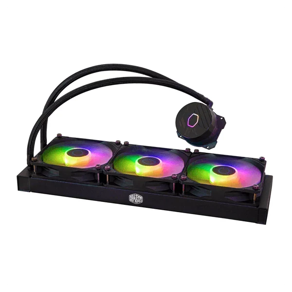 COOLER MASTER MasterLiquid 360L Core 360mm ARGB CPU Liquid Cooler (Black) - 3