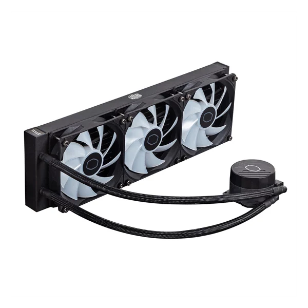 COOLER MASTER MasterLiquid 360L Core 360mm ARGB CPU Liquid Cooler (Black) - 5