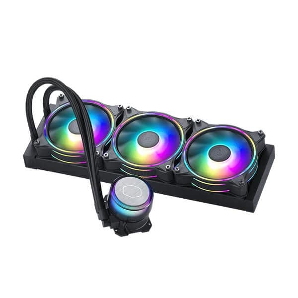 COOLER MASTER ML360 illusion ARGB 360mm CPU Liquid Cooler (Black) - 3