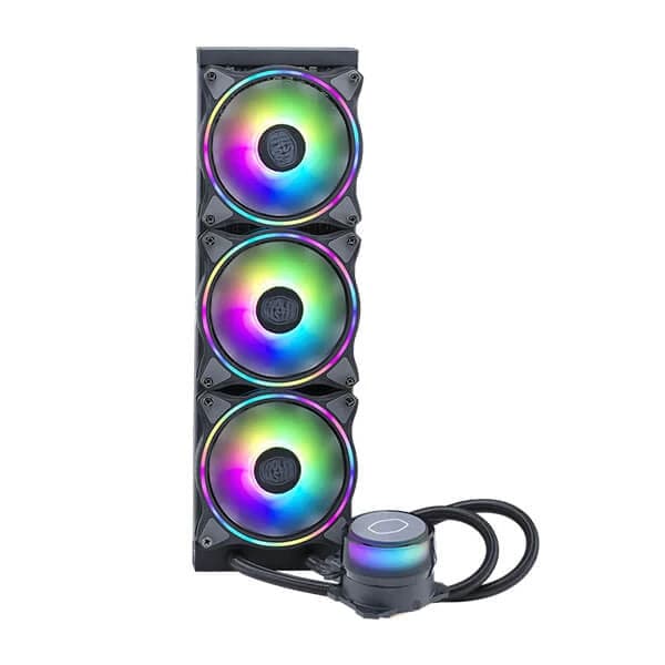 COOLER MASTER ML360 illusion ARGB 360mm CPU Liquid Cooler (Black) - 2