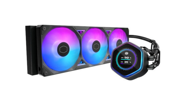 Cooler Master MasterLiquid Atmos II 360 LCD Liquid CPU Cooler - Black – TechCure India