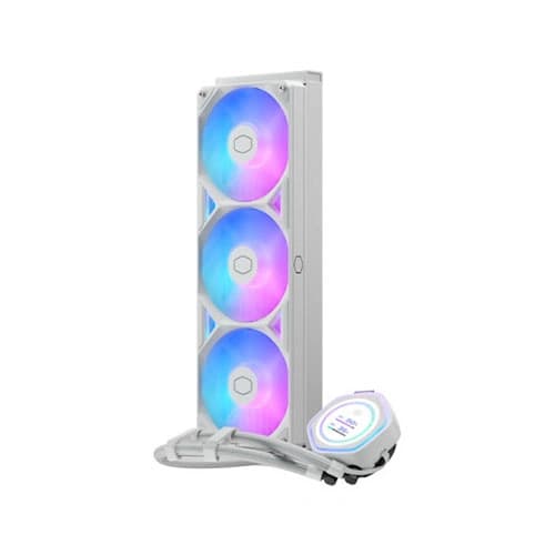 Cooler Master MasterLiquid Atmos II LCD 360mm White ARGB CPU Liquid Cooler – TechCure India