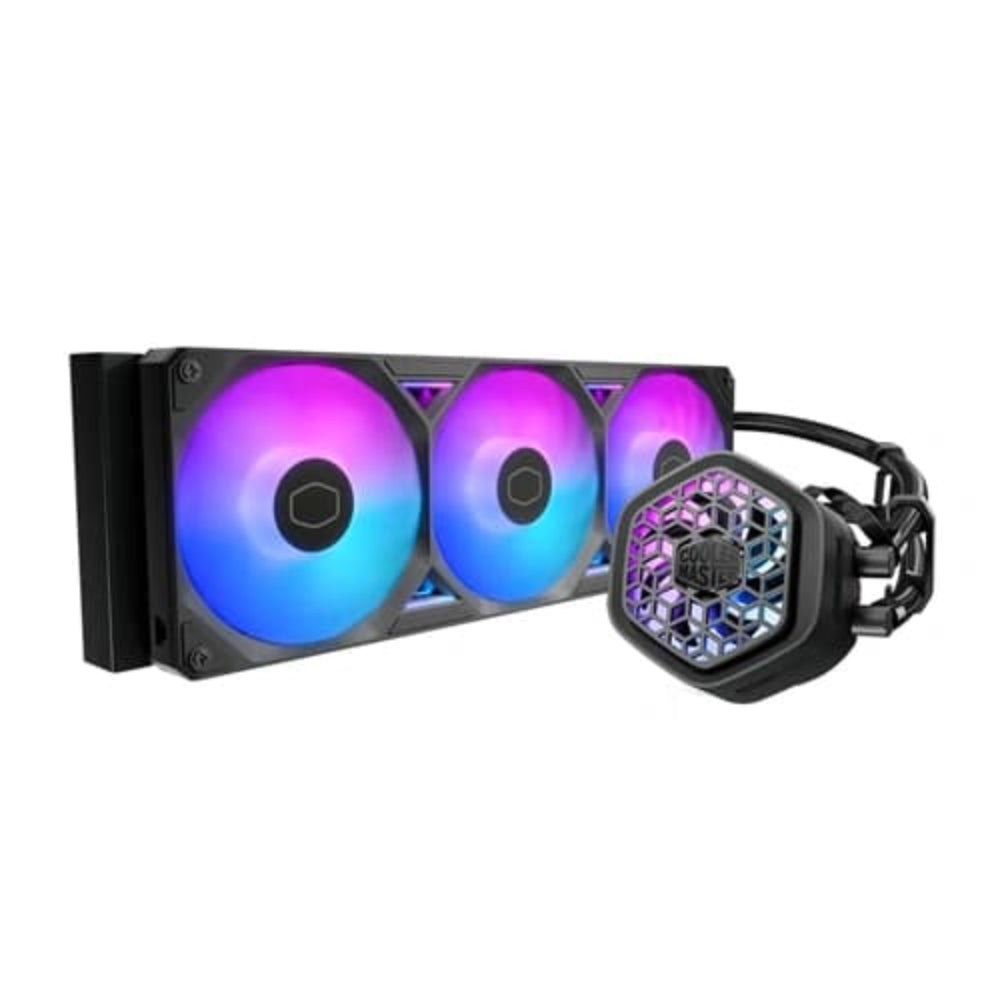 COOLER MASTER Masterliquid Atmos II VRM Fan ARGB 360mm CPU Liquid Cooler – TechCure India