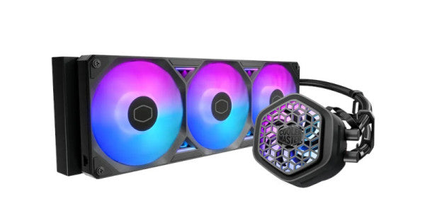 Cooler Master MasterLiquid Atmos II 360 VRM Fan Liquid CPU Cooler - Black – TechCure India