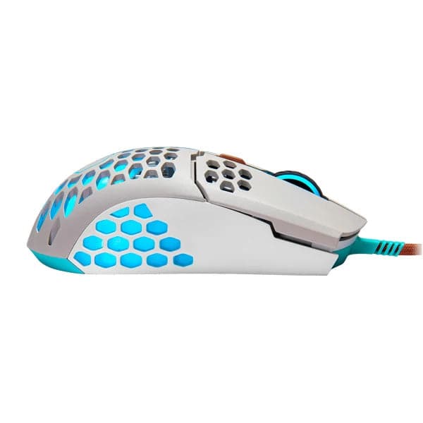 COOLER MASTER MM711 Retro Wired Ergonomic RGB Gaming Mouse ( MM-711-GSOL1 ) ( 16000DPI / 6 Macro Buttons ) ( Grey ) - 4