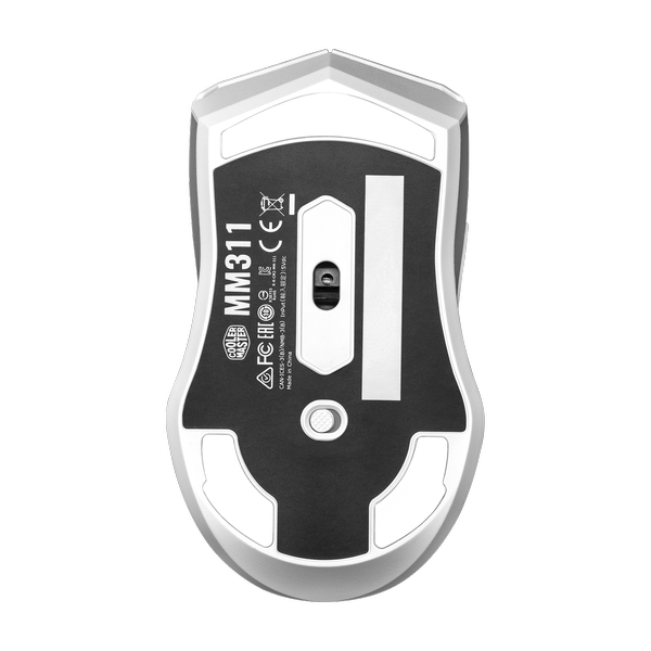 COOLER MASTER MM311 Wireless Ambidextrous Gaming Mouse ( MM-311-WWOW1 ) ( 10000DPI / 6 Macro Buttons ) ( White ) – TechCure India