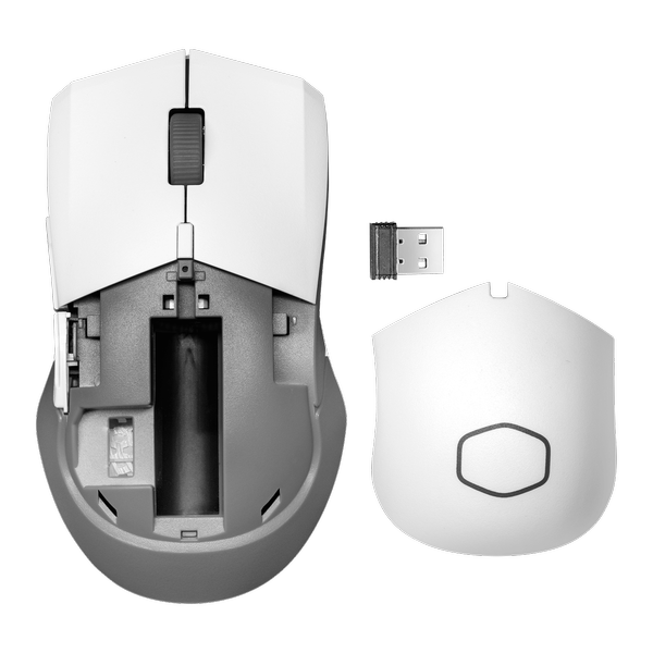 COOLER MASTER MM311 Wireless Ambidextrous Gaming Mouse ( MM-311-WWOW1 ) ( 10000DPI / 6 Macro Buttons ) ( White ) – TechCure India