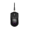 COOLER MASTER MM712 Wireless + Bluetooth Ambidextrous Gaming Mouse ( MM-712-WWOH1 ) ( 19000DPI / 6 Macro Buttons ) ( Black )