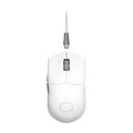 COOLER MASTER MM712 Wireless + Bluetooth Ambidextrous Gaming Mouse ( MM-712-WWOH1 ) ( 19000DPI / 6 Macro Buttons ) ( White )