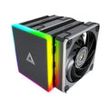 MONTECH Metal DT24 Premium 120mm ARGB Dual Tower CPU Air Cooler ( Black ) – TechCure India