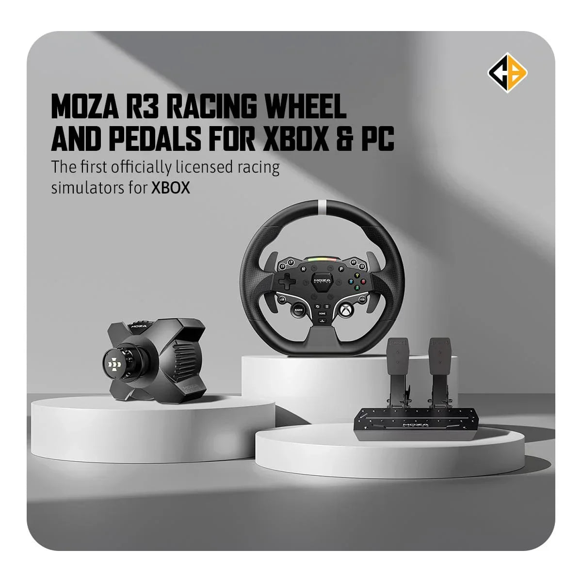 MOZA R3 BUNDLE FOR PC AND XBOX & PC RS053 – TechCure India
