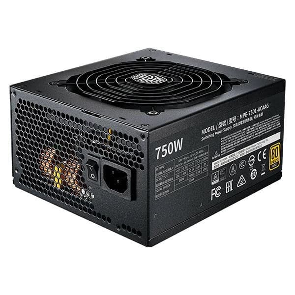 COOLER MASTER MWE 750 V2 80 Plus Gold Fully Modular Power Supply (750W) - 4