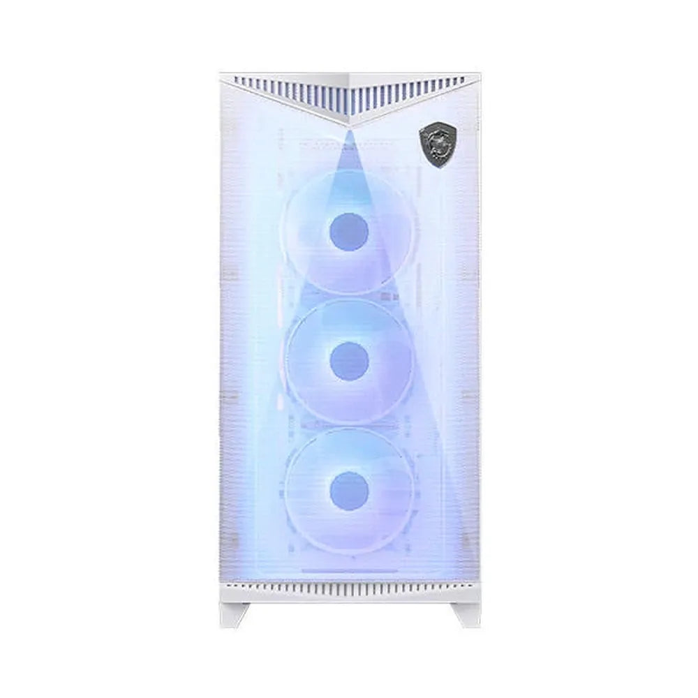 MSI MPG Gungnir 300R Airflow ARGB EATX Mid Tower Cabinet (White) - 3