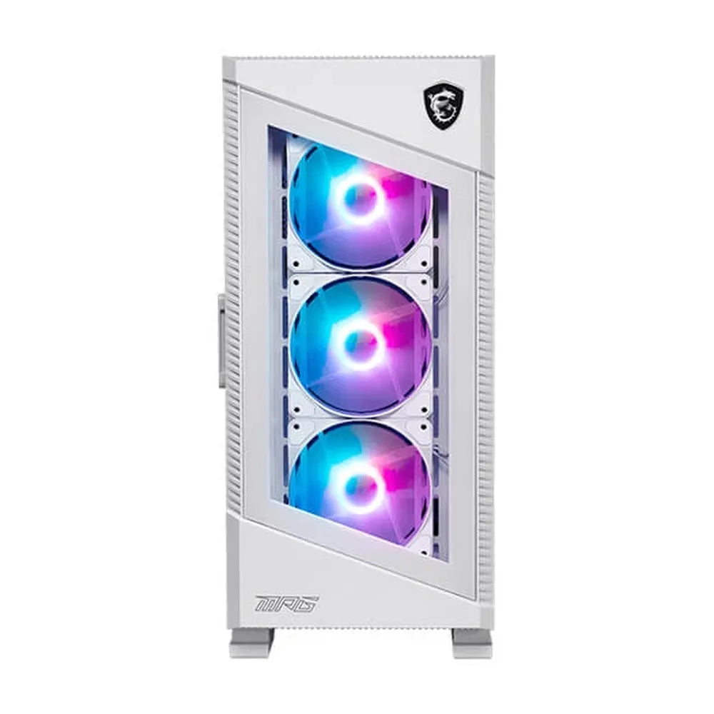 MSI MPG Velox 100R ATX Mid Tower Cabinet (White) - 2