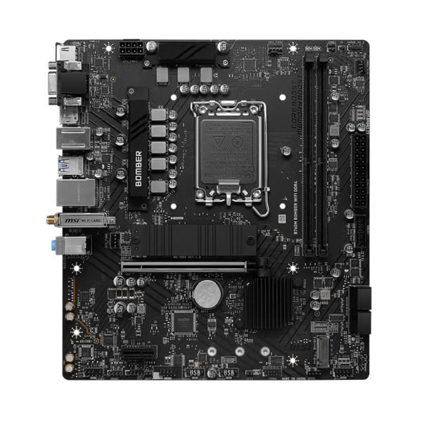MSI B760M Bomber WIFI DDR4 Motherboard – photo 2 – TechCure India