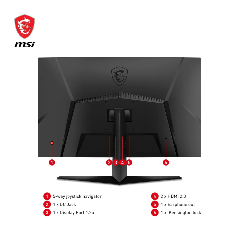 MSI G27C4X 27 Inch FHD 250Hz VA Panel 113%SRGB 1MS AMD Freesync VA Gaming Monitor – photo 2 – TechCure India