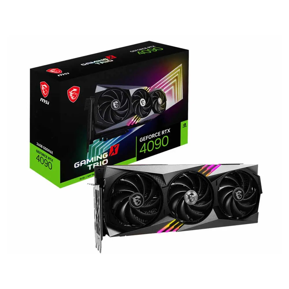 Msi GeForce Rtx 4090 Gaming X Trio 24G Gddr6x Graphics Card (GeForce-RTX-4090-GAMING-X-TRIO-24G) – TechCure India