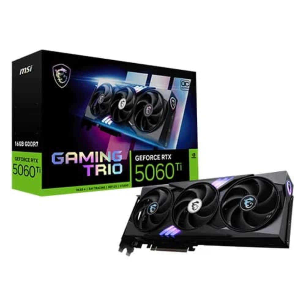 MSI GeForce RTX 5060 Ti Gaming Trio OC 16GB Nvidia Graphic Card – TechCure India