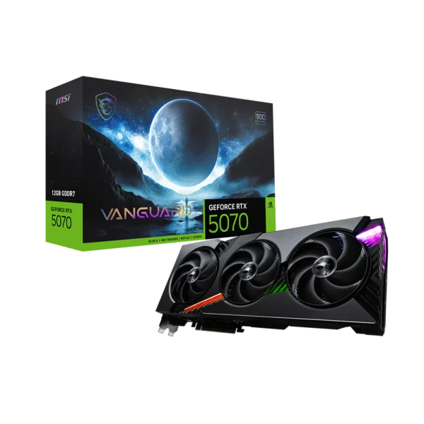 MSI GeForce RTX 5070 Vanguard SOC 12GB Graphic Card – Model G5070-12VGS – TechCure India