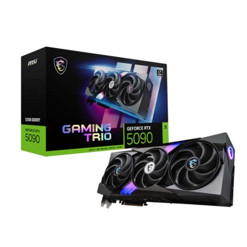 MSI GeForce RTX 5090 Gaming Trio 32GB GDDR7 Graphics Card – TechCure India