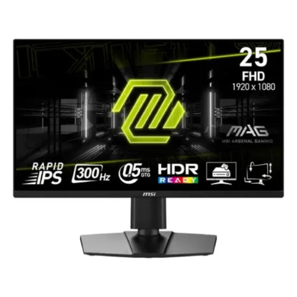 MSI MAG 255PXF 24.5 Inch FHD 300Hz IPS Panel 120%SRGB 0.5MS AMD Freesync Gaming Monitor – TechCure India