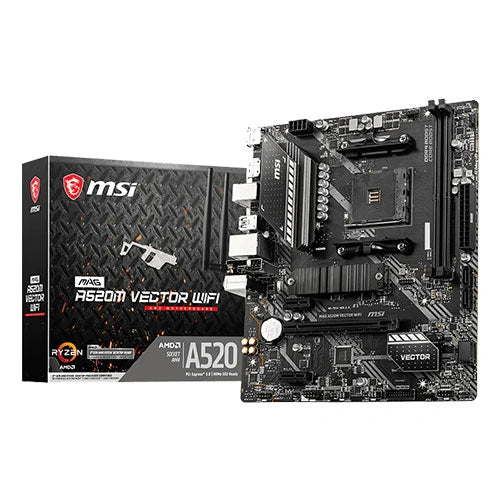 MSI MAG A520M VECTOR WIFI M-ATX Motherboard