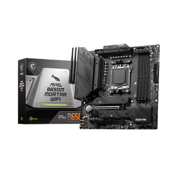MSI MAG B650M Mortar Wifi DDR5 AMD Motherboard – TechCure India