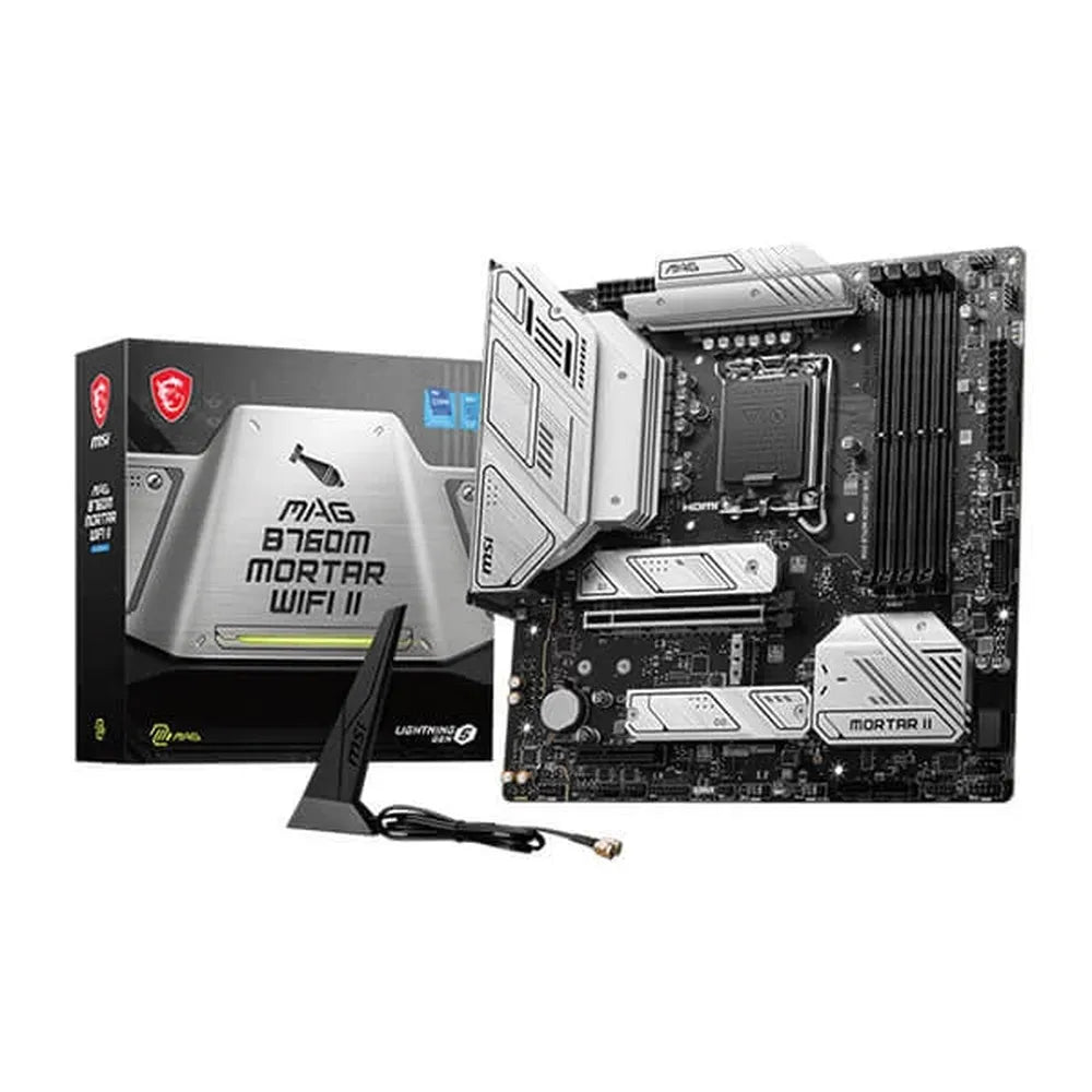 MSI MAG B760M Mortar WIFI II DDR5 Intel Motherboard – TechCure India