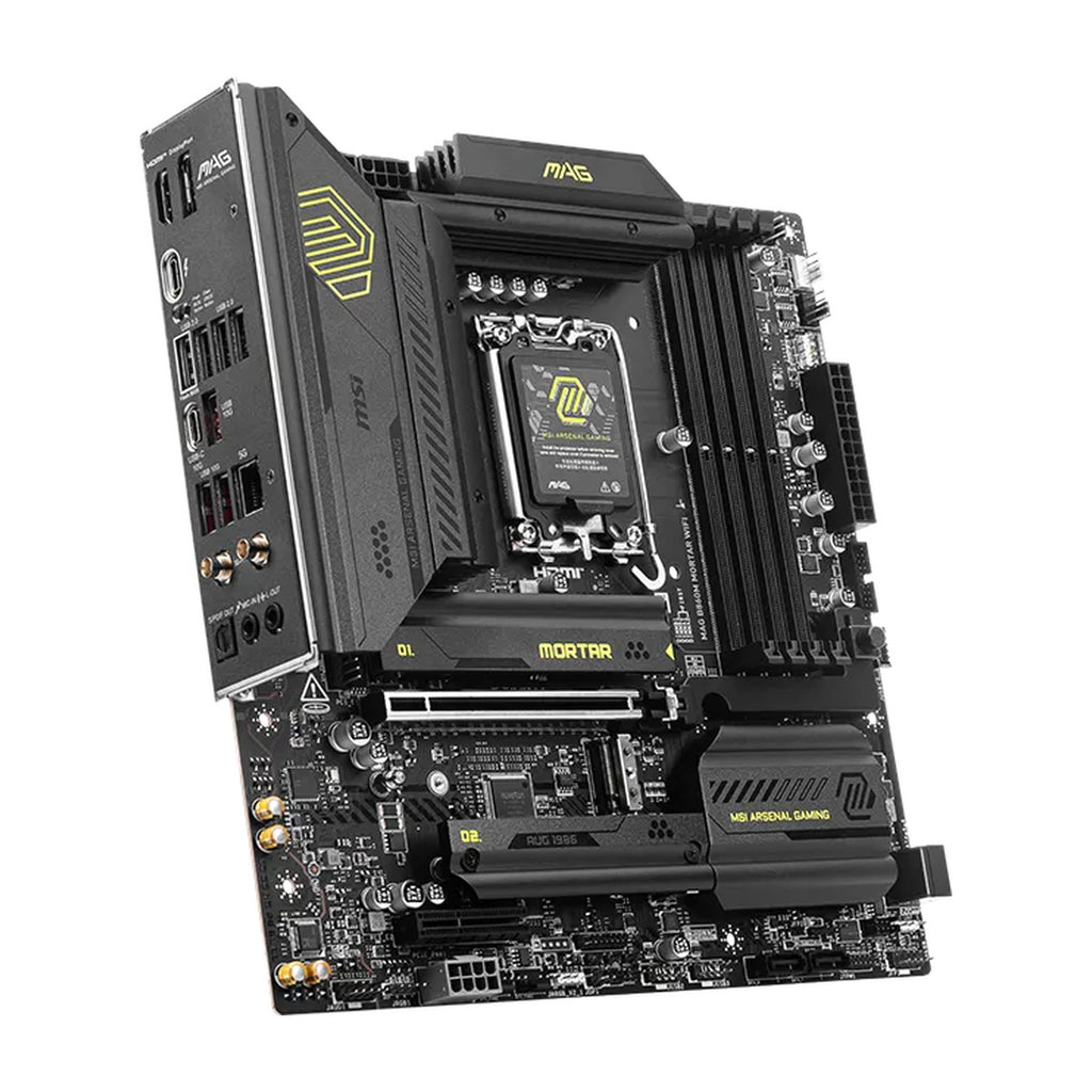 MSI MAG B860M Mortar WiFi DDR5 M-ATX Motherboard – TechCure India