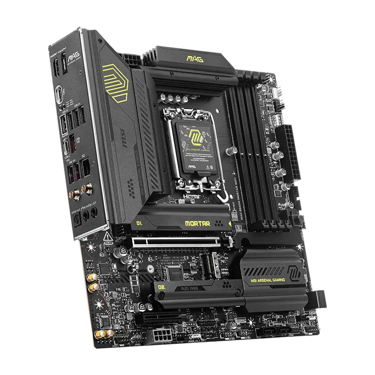 MSI MAG B860M Mortar WiFi DDR5 M-ATX Motherboard – TechCure India