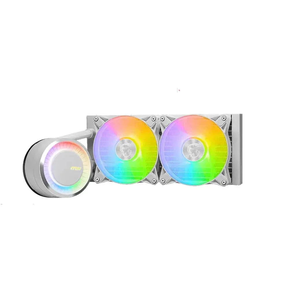 MSI MAG CORELIQUID E240 White, 240mm AIO Liquid CPU Cooler – TechCure India